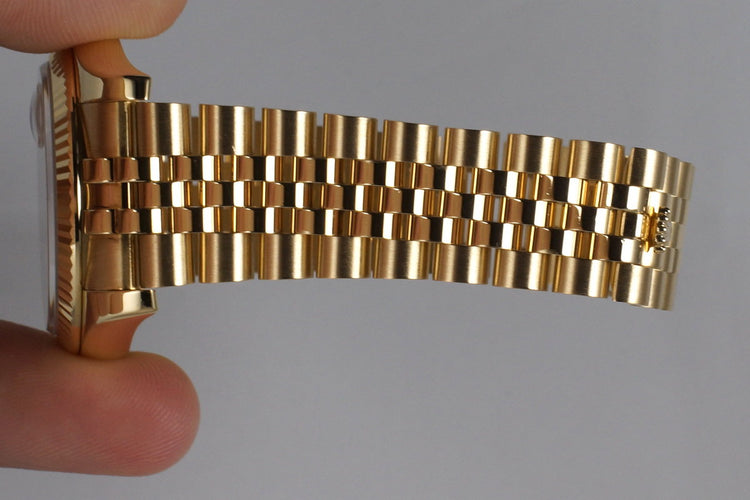 2013 Rolex YG DateJust 116238 with Box and Papers