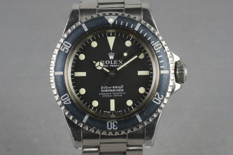 Rolex Submariner 5512 Meters First