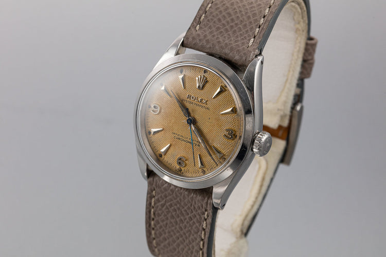 1955 Rolex Oyster Perpetual 6284 Waffle Dial with Service Papers