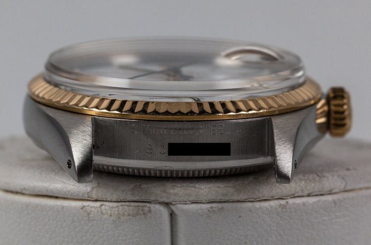 1983 Rolex Two Tone Datejust 16013 with White Painted Roman Numerals