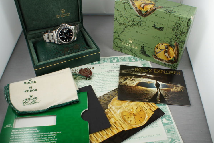 1991 Rolex Explorer II 16570 with Box and Papers