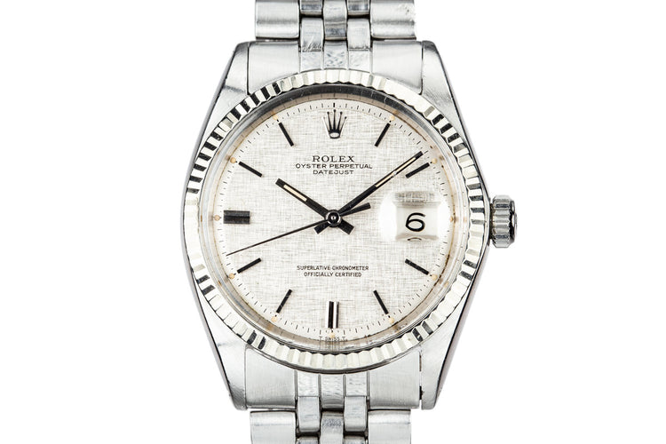1970 Rolex DateJust 1601 Linen Dial