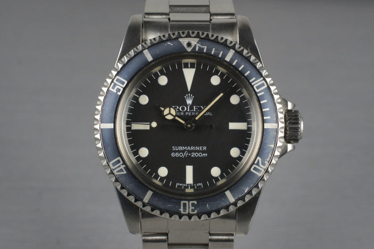 1982 Rolex Submariner 5513 Mark IV
