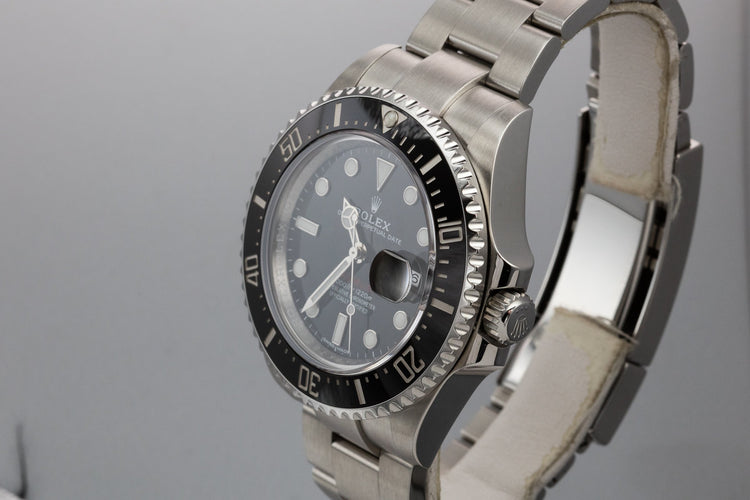 2017 Rolex Red Sea-Dweller 126600 With Box and Papers