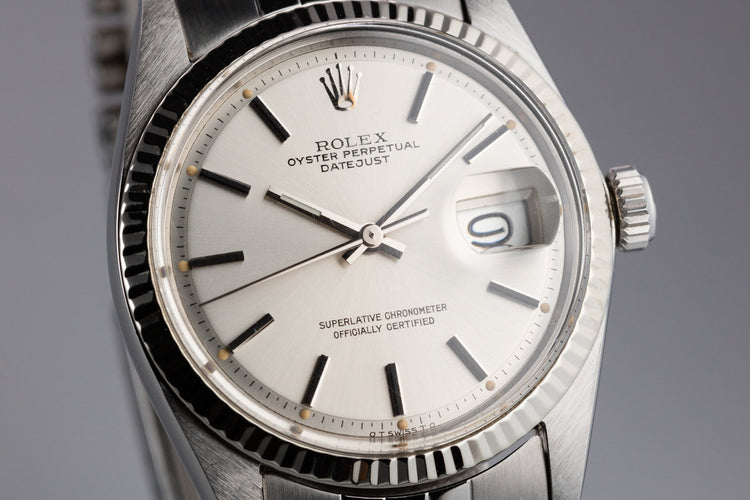 Rolex DateJust 1601 Silver Sigma Dial