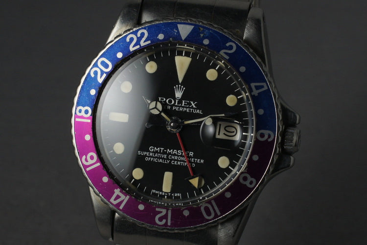 1968 Rolex GMT 1675 with Box and Papers