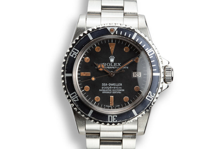 1978 Rolex Sea-Dweller 1665 Rail Dial