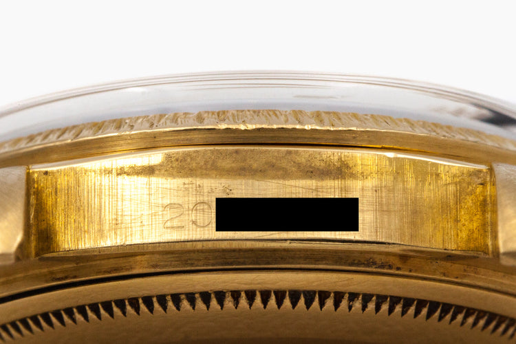 1969 Rolex YG Bark Day-Date 1807 Matte Black Dial