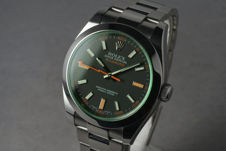2009 Rolex Milgauss Green 116400GV