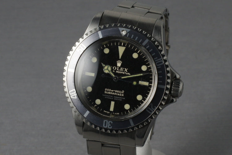 Rolex Submariner 5512 Gilt Dial with Box and Papers
