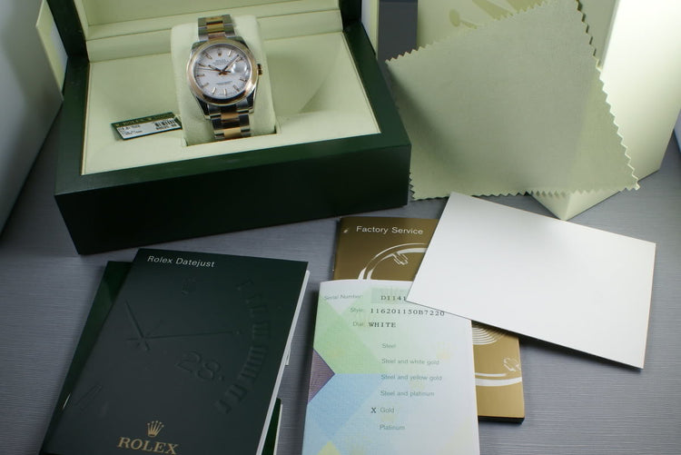 Rolex Datejust Rose Gold and Steel 116201