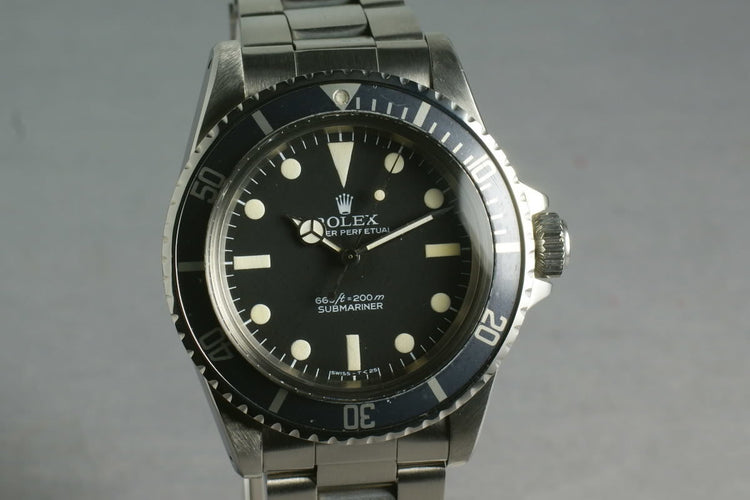 Rolex Submariner 5513 Pre-Comex Dial