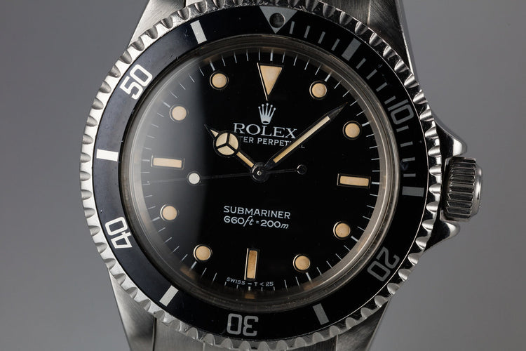 1964 Rolex 5513 with Newer Glossy Service Dial