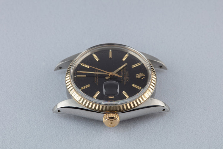 1978 Rolex Two-Tone DateJust 16013 Black Dial