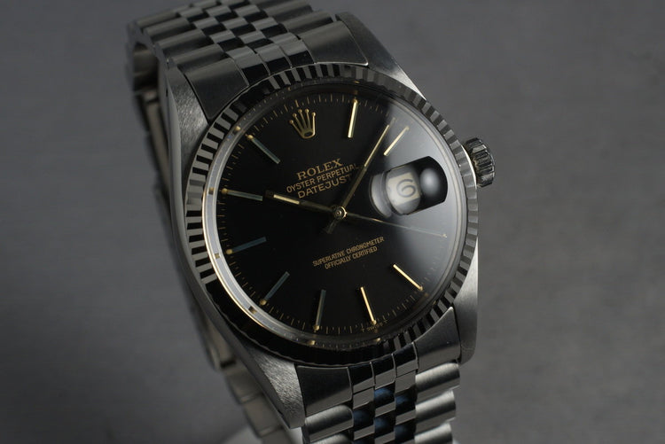 1984 Rolex Datejust 16014 with Box and Papers MINT