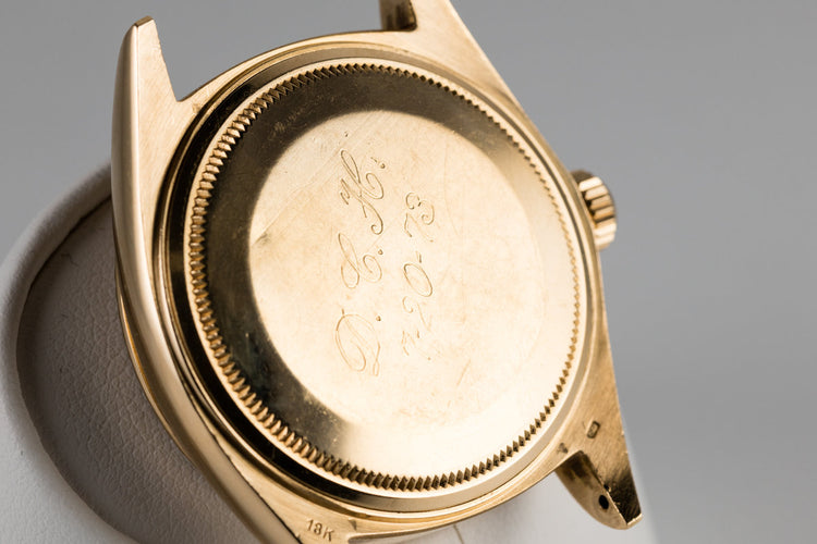 1970 Rolex 18K Day-Date with Champagne Large Roman Dial
