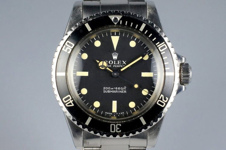 1966 Rolex Submariner 5513 Meters First Dial