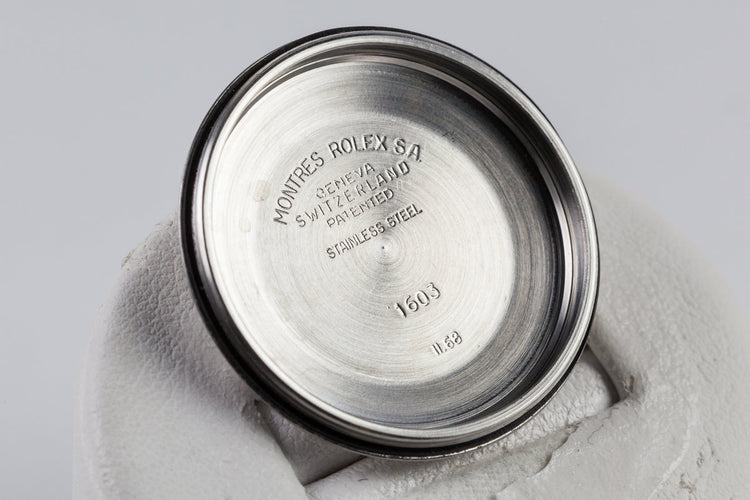 1966 Rolex DateJust 1603 Silver Dial
