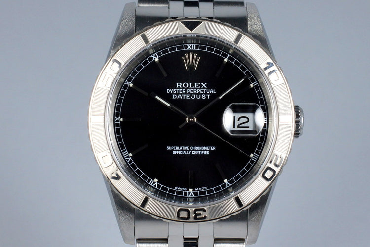 2003 Rolex DateJust 16264 Thunderbird with Box and Papers