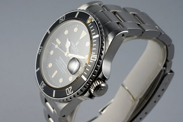 1985 Rolex Submariner 16800