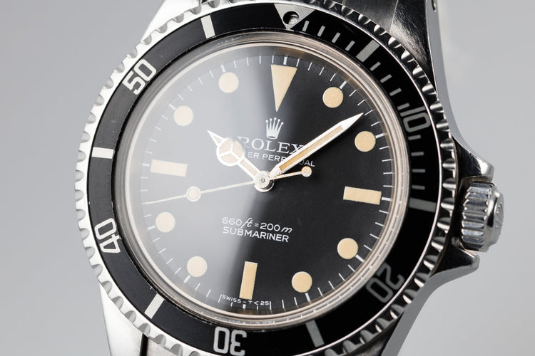 1977 Rolex Submariner 5513 with Pre Comex Dial