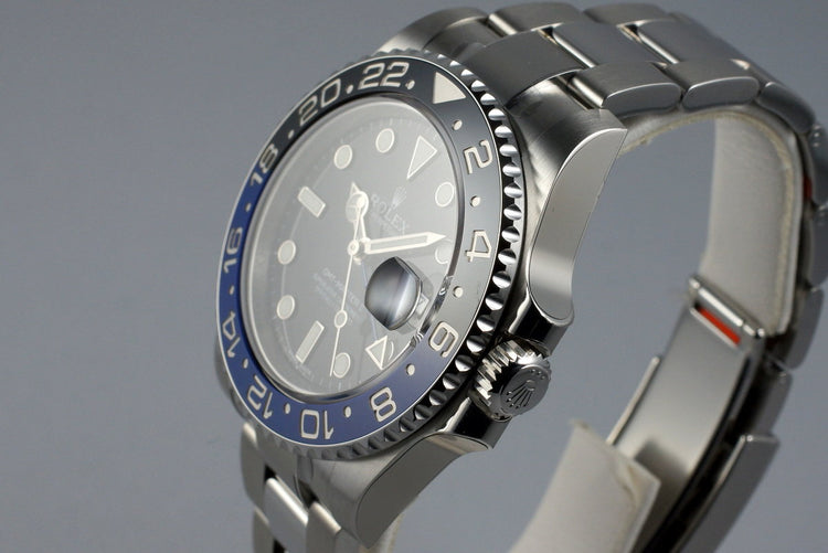 2016 Rolex GMT II 116710BLNR with Box and Papers MINT