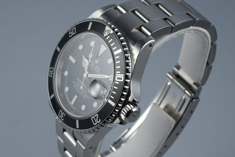 2002 Rolex Submariner 16610 with Box and Japanese Papers