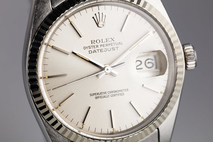 1978 Rolex DateJust 16014 Silver Dial