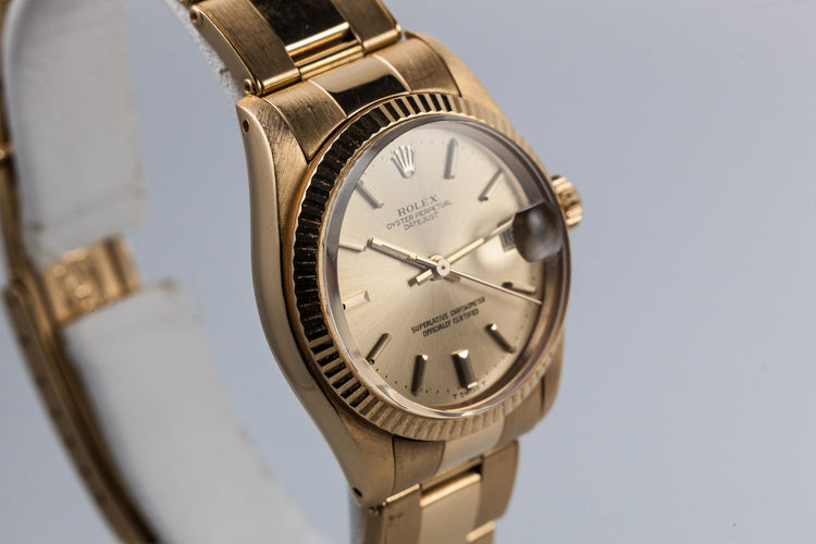 1979 Rolex Midsize 31mm Datejust 6827