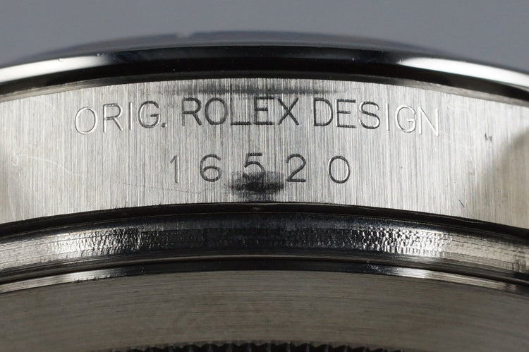 1995 Rolex Zenith Daytona 16520 White Dial