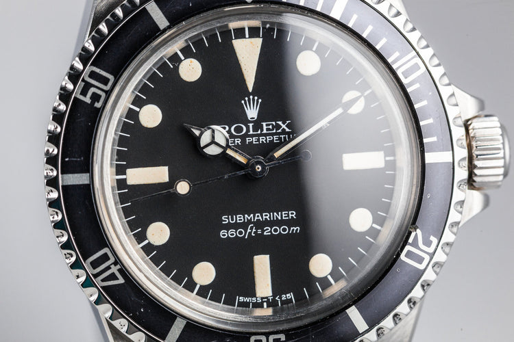 1981 Rolex Submariner 5513 with Mark 4 Maxi Dial