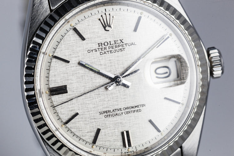 1971 Rolex DateJust 1601 with Linen Dial