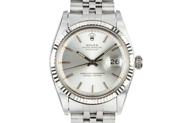 1973 Rolex DateJust 1601 Silver Sigma Dial
