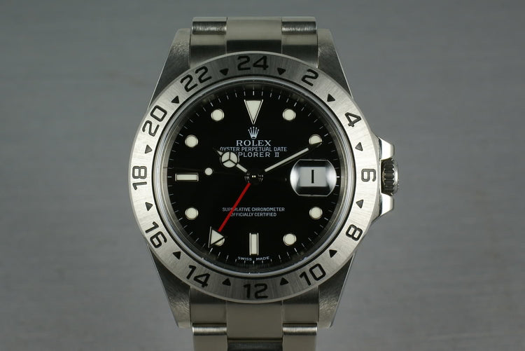 Rolex Explorer II 16570 with Box and Papers