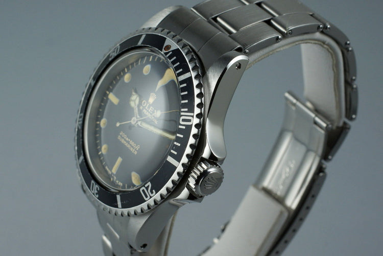 1965 Rolex Submariner 5513 Glossy Gilt Meters First Dial