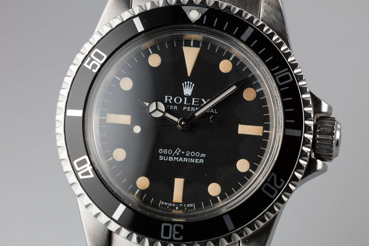 1978 Rolex Submariner 5513 Serif Dial