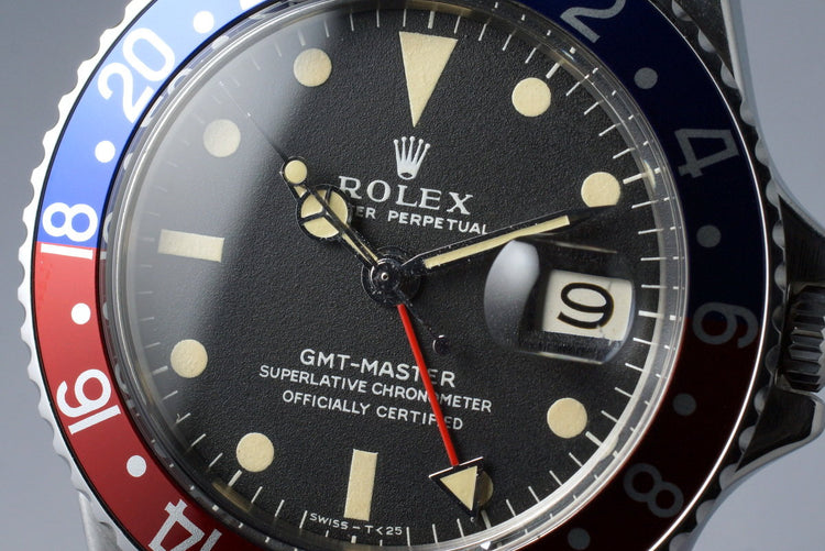 1968 Rolex GMT 1675 Mark I Dial