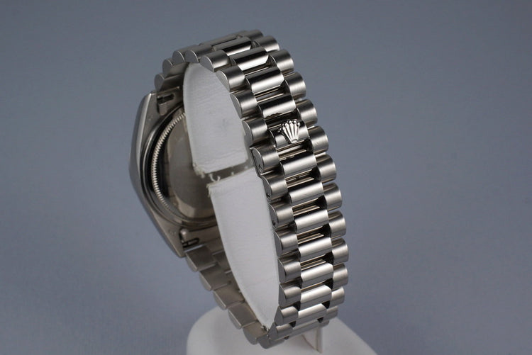 1978 WG Rolex Day-Date 18039 Blue Dial