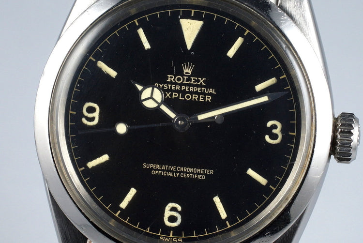 1960 Rolex Explorer 1 1016 Glossy Gilt Dial