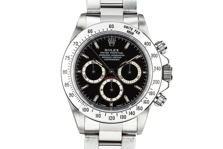 1997 Rolex Zentih Daytona 16520 Black Dial with Box and Papers