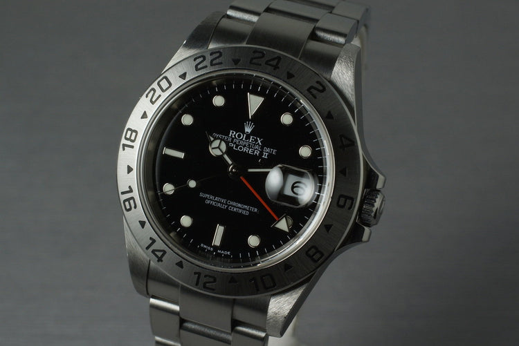 2003 Rolex Explorer II 16570 with Box and Papers