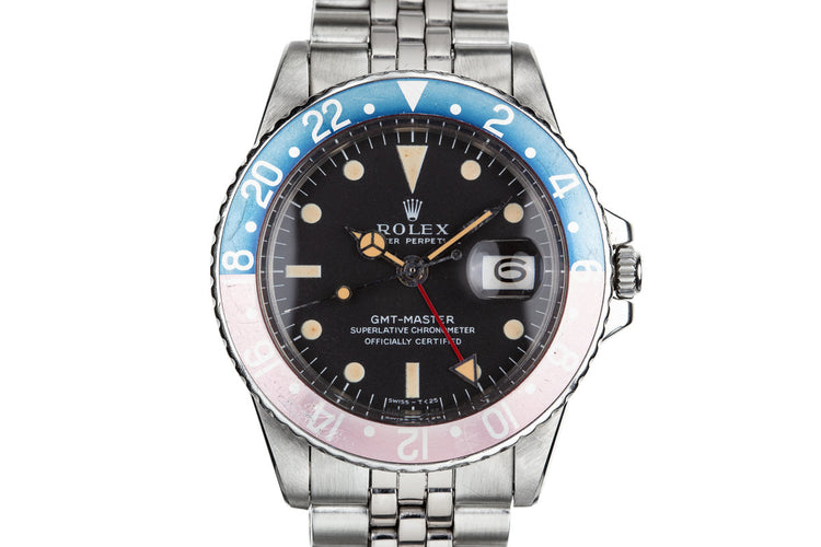 1968 Rolex GMT-Master 1675 "Pepsi" MK I Dial with Box and Papers