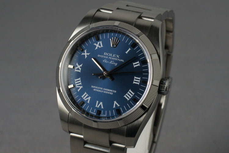 2006 Rolex Air-King 114210 with Box and Papers