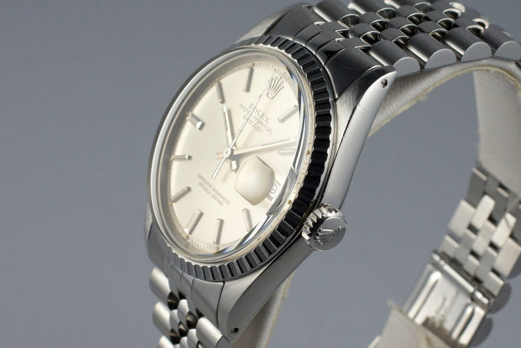 1978 Rolex DateJust 1603 Silver Dial