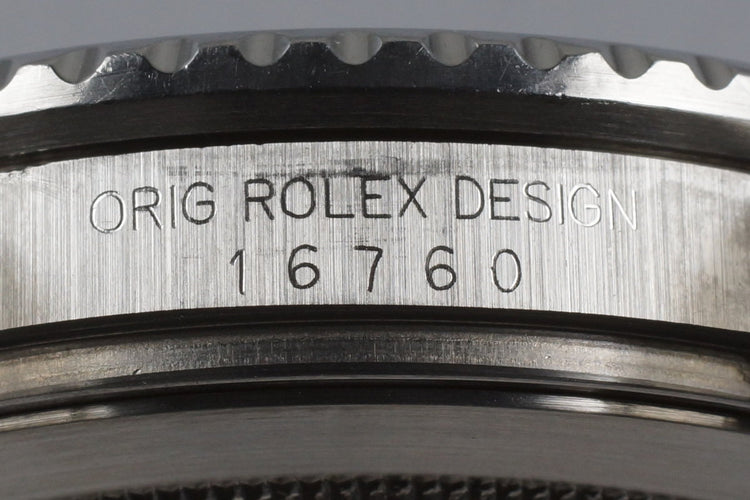 1987 Rolex Fat Lady GMT 16760 with Box