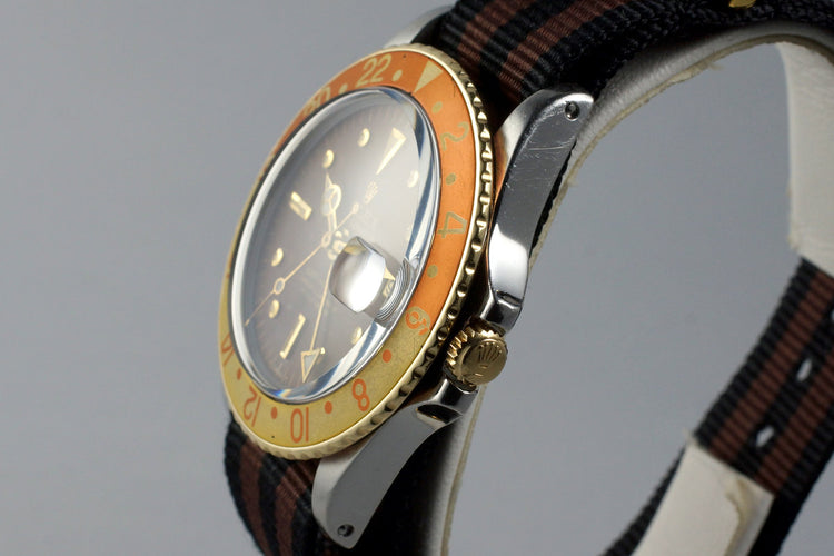 1970 Rolex Two Tone GMT 1675 Root Beer Dial