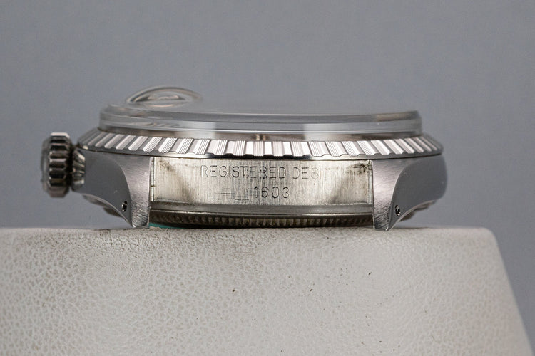 1971 Rolex DateJust 1603 with Silver Linen Dial