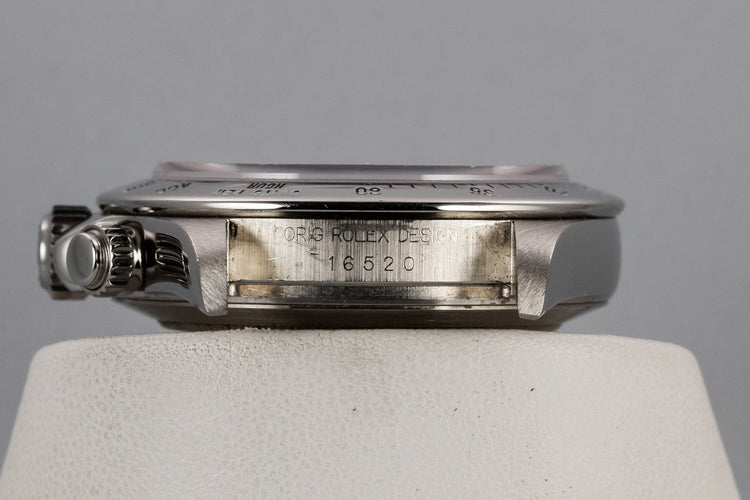 1991 Rolex Zenith Daytona 16520 with Rolex Service Papers