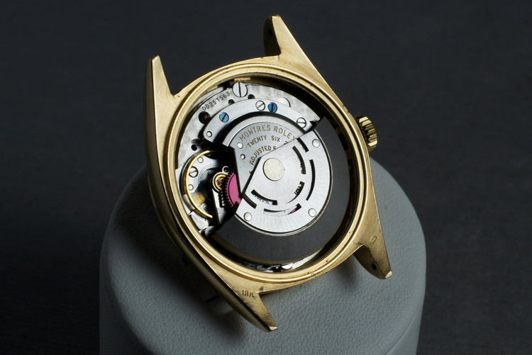 1971 Rolex 18K YG President1807 with Bark and Morellis Finish