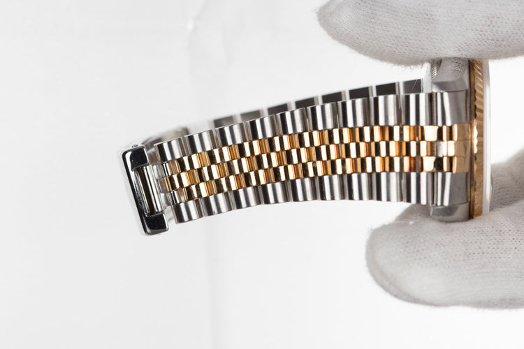 1995 Rolex Two Tone DateJust 16233 White Roman Dial with Box and Papers